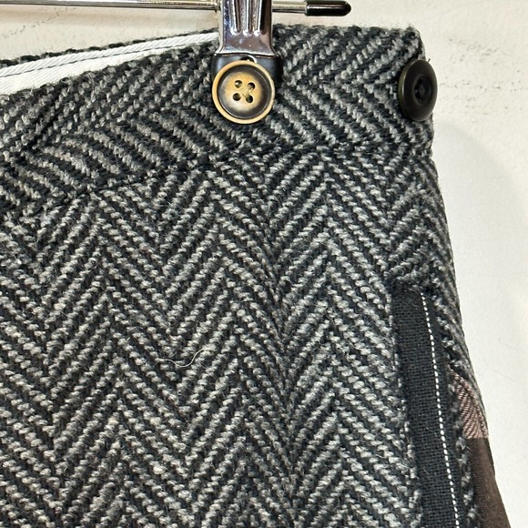 Sandrine Rose Worker Patchwork Pants Fully Lined Oversized Women's Size 31 NWT - Picture 10 of 15